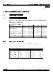 PVC – UMMANTELUNGS – SYSTEM - bei Seidemann-Daemmstoffe