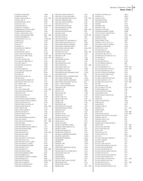 WORLD PATENTS INDEX® - Thomson Reuters