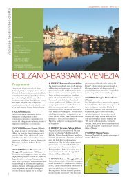 BOLZANO-BASSANO-VENEZIA - italia radreisen