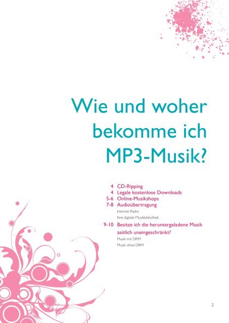 Wie und woher bekomme ich MP3-Musik? - Philips