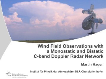 Wind Field Observations with a Monostatic and Bistatic C ... - WakeNet