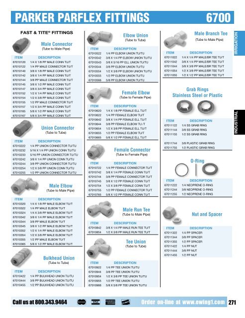 FAST & TITE FITTINGS - Ewing Irrigation