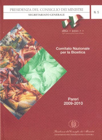 problemi bioetici nella sperimentazione clinica - Governo Italiano