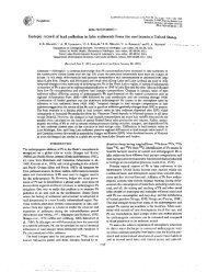 Isotopic record of lead pollution in lake sediments from the ... - GLERL