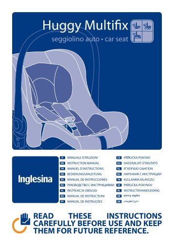 Ð¡ÐºÐ°ÑÐ°ÑÑ Ð¸Ð½ÑÑÑÑÐºÑÐ¸Ñ Ð´Ð»Ñ ÐºÑÐµÑÐ»Ð° Inglesina Huggy Multifix