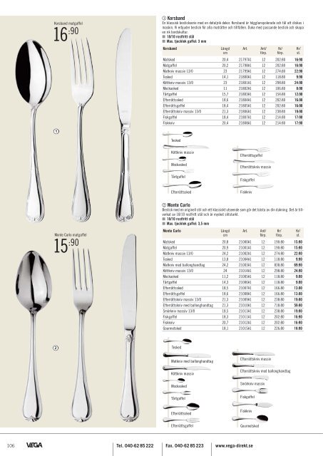 katalog restaurang hotell catering - Satzmedia Catalog GmbH