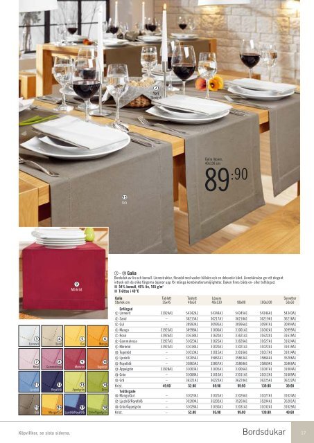 katalog restaurang hotell catering - Satzmedia Catalog GmbH