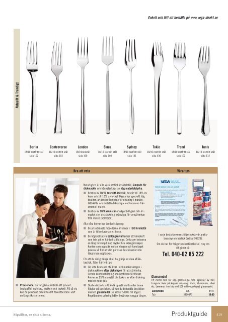 katalog restaurang hotell catering - Satzmedia Catalog GmbH