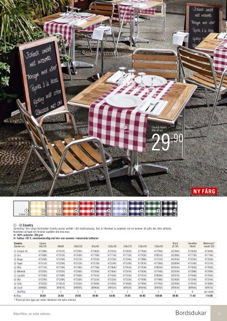 katalog restaurang hotell catering - Satzmedia Catalog GmbH