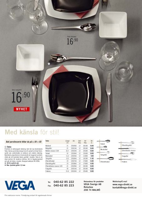 katalog restaurang hotell catering - Satzmedia Catalog GmbH