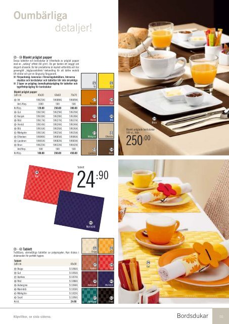 katalog restaurang hotell catering - Satzmedia Catalog GmbH