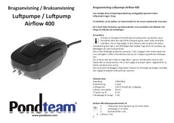 Luftpumpe / Luftpump Airflow 400