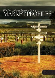 MARKET PROFILES - South Australian Tourism Commission