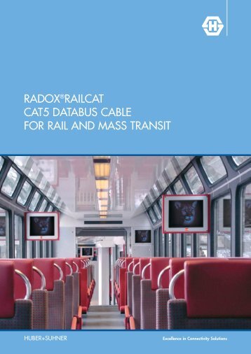 RADOX RailCat CAT5 Databus cable for rail and mass ... - Composites