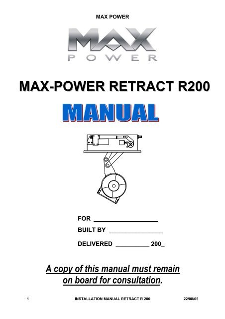 MAX-POWER RETRACT R200