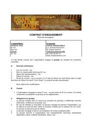 conseil de contrat - Vitamine