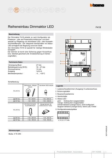 Reiheneinbau Dimmaktor LED - Legrand