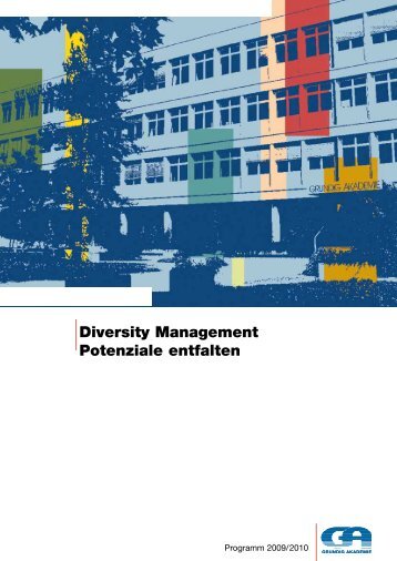 Diversity Management Potenziale entfalten - Grundig Akademie