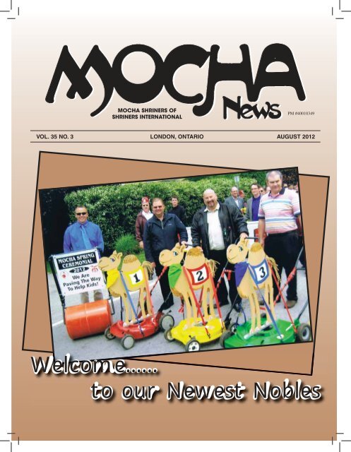 August, 2012 - Mocha Shriners