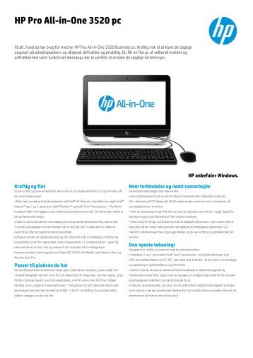 HP pro 3520 all-in one