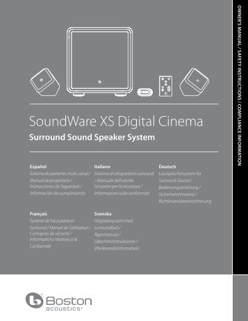 SoundWare XS Digital Cinema - Boston Acoustics