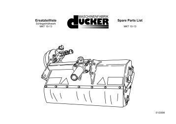 Ersatzteilliste Spare Parts List - Special Maskiner A/S