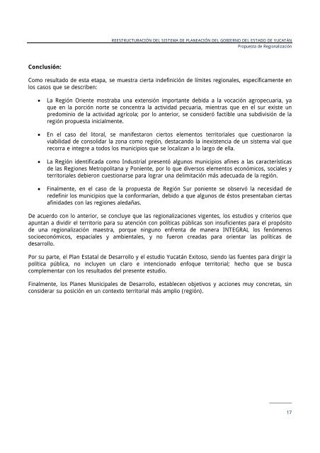 RegionalizaciÃƒÂ³n del Estado de YucatÃƒÂ¡n 2008 - Gobierno del Estado ...