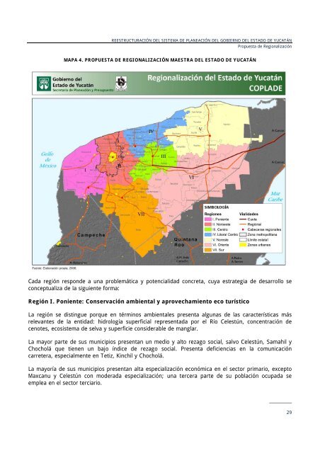 RegionalizaciÃƒÂ³n del Estado de YucatÃƒÂ¡n 2008 - Gobierno del Estado ...