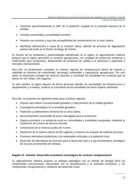 RegionalizaciÃƒÂ³n del Estado de YucatÃƒÂ¡n 2008 - Gobierno del Estado ...