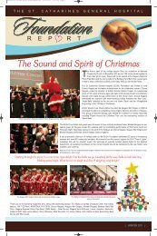 The Sound and Spirit of Christmas - St. Catharines General Hospital ...