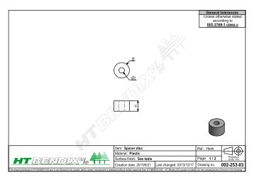 Show drawing - ht-bendix