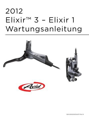 Avid Elixir 3 - Manual - YT Industries