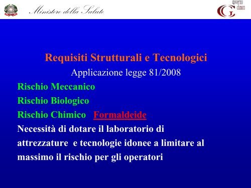 Ruolo e Accreditamento delle Anatomie Patologiche nell ...