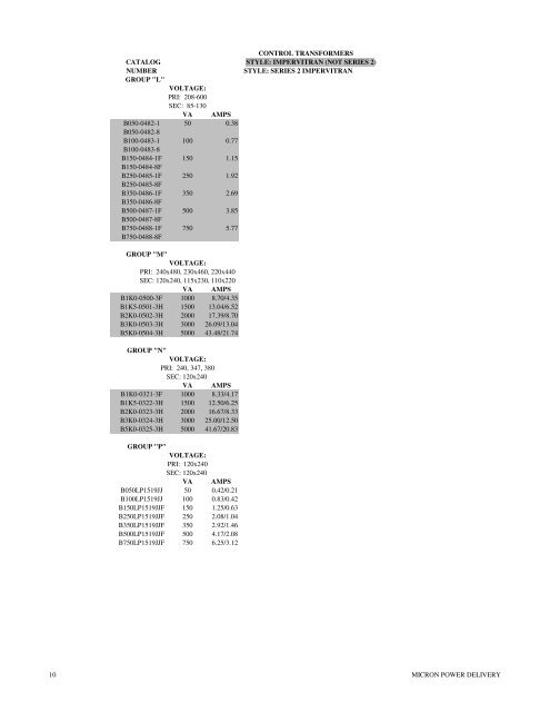 Catalog CCT-10A