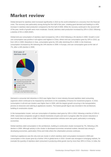 Annual Report 2010 - Outokumpu