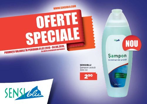 OFERTE spEcialE - Sensiblu