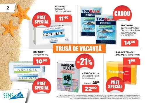 OFERTE spEcialE - Sensiblu