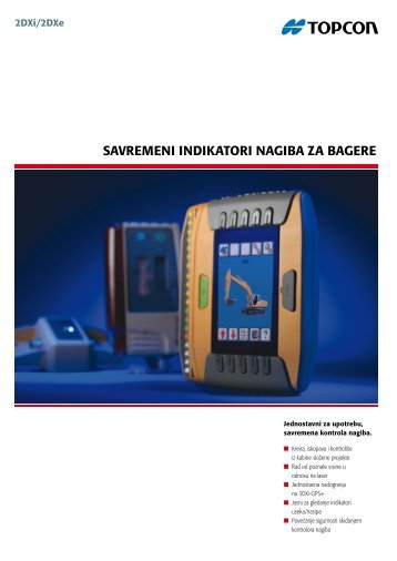 SAVREMENI INDIKATORI NAGIBA ZA BAGERE - Topcon Positioning