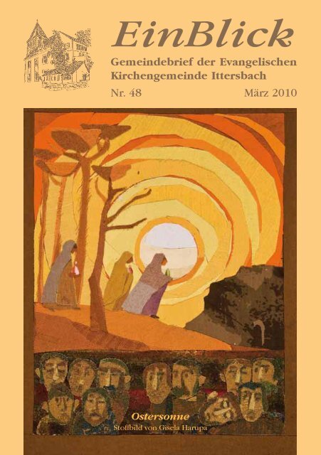 EinBlick Nr. 48, MÃ¤rz 2010 - Evangelische Kirchengemeinde ...