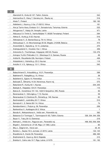 Crystal Reports: Savininkai