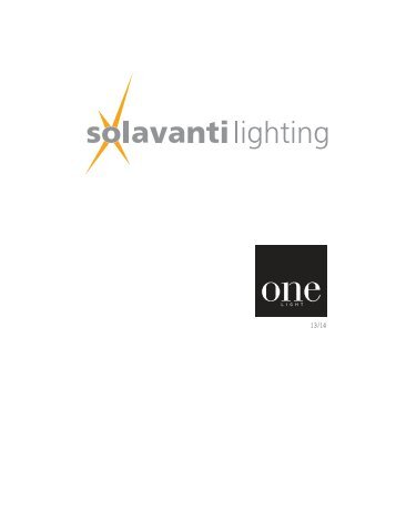 One Light - Solavanti Lighting