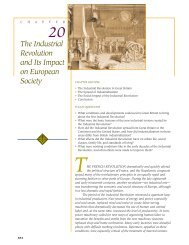20 The Industrial Revolution and Its Impact on European Society