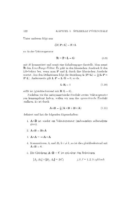 Gruppentheorie und Quantenmechanik - Physikzentrum der RWTH ...