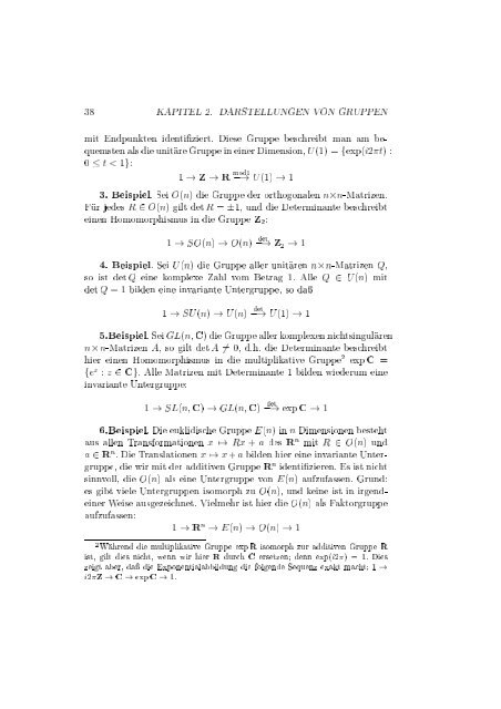 Gruppentheorie und Quantenmechanik - Physikzentrum der RWTH ...