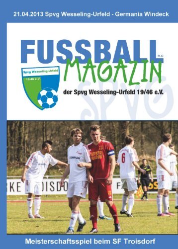 Heft Nr. 12 - Spvg Wesseling-Urfeld 19/46 eV