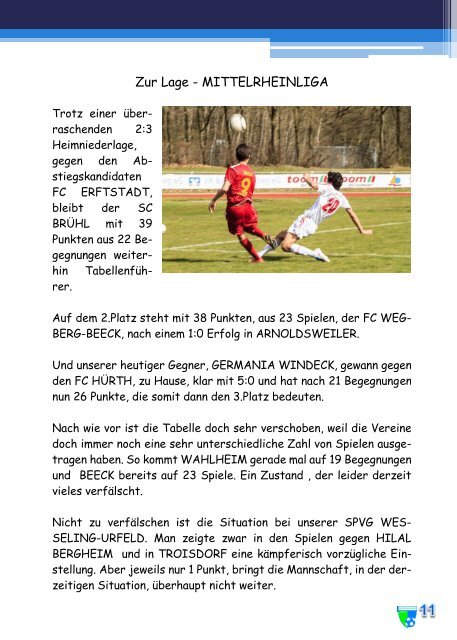 Heft Nr. 12 - Spvg Wesseling-Urfeld 19/46 eV