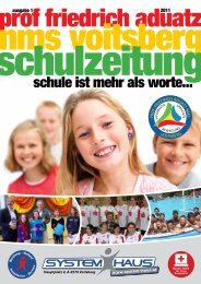 Schulzeitung - nms Voitsberg - Ausgabe 1