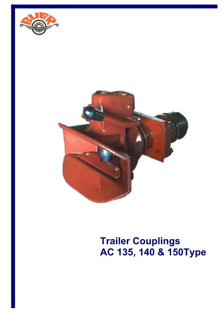 Trailer Couplings AC 135, 140 & 150Type - Helmut Buer GmbH ...