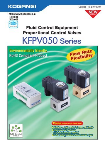Proportional Control Valves KFPV050 Series