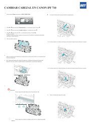 CAMBIAR CABEZAL EN CANON iPF 710 - Set